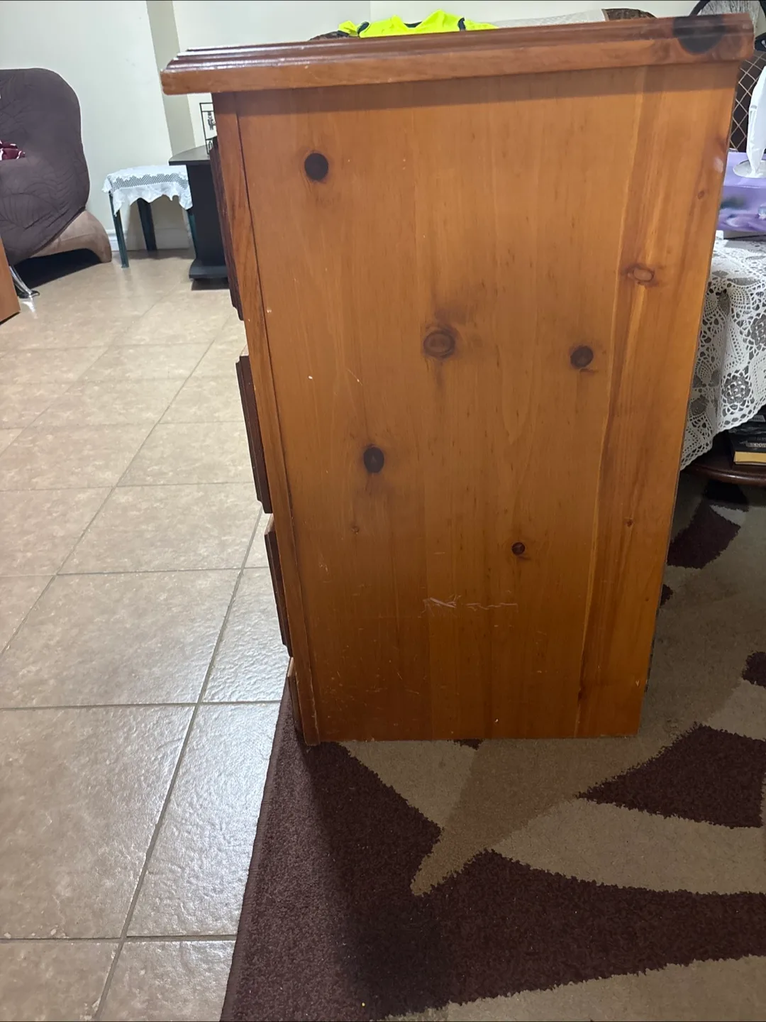 Wooden Dresser with 7 Drawers image indicator(3)