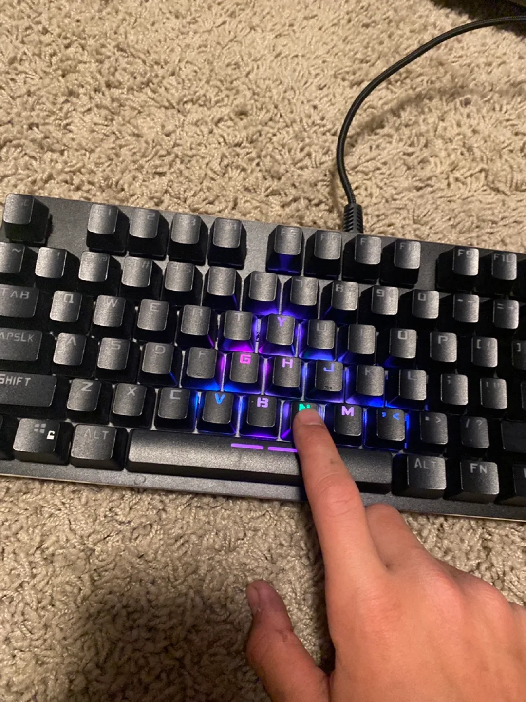 Blackweb RGB Mechanical Keyboard image indicator(9)
