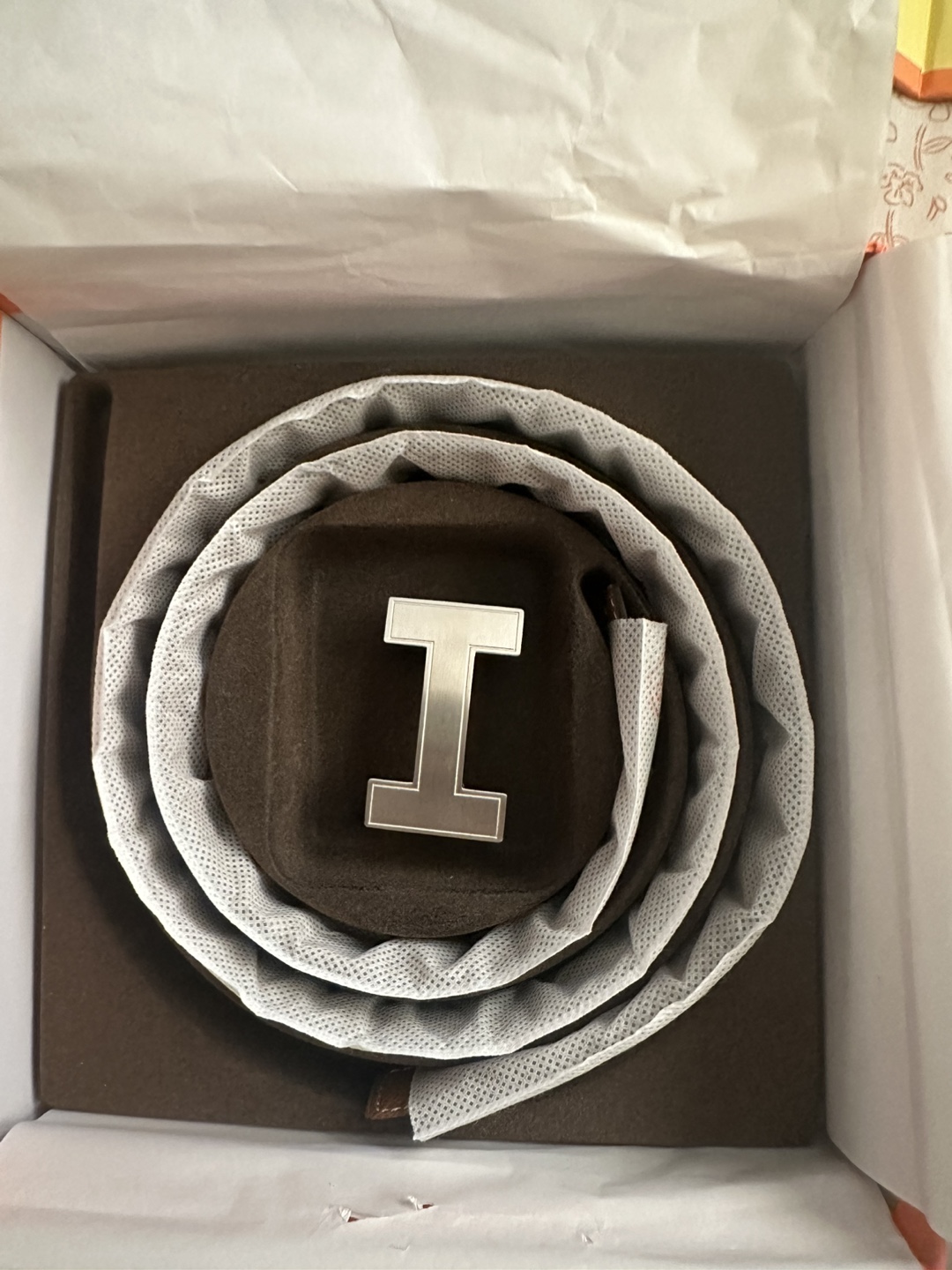 Hermes Black Leather Belt with H Buckle