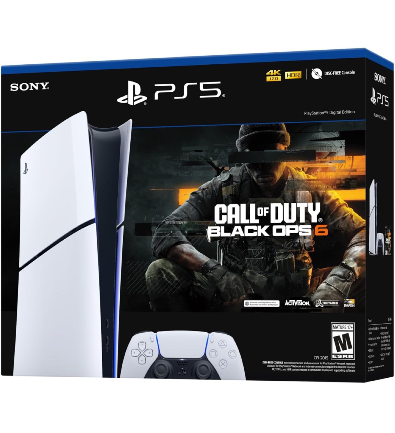 Sony PS5 Digital Edition + Call of Duty Black Ops 6
