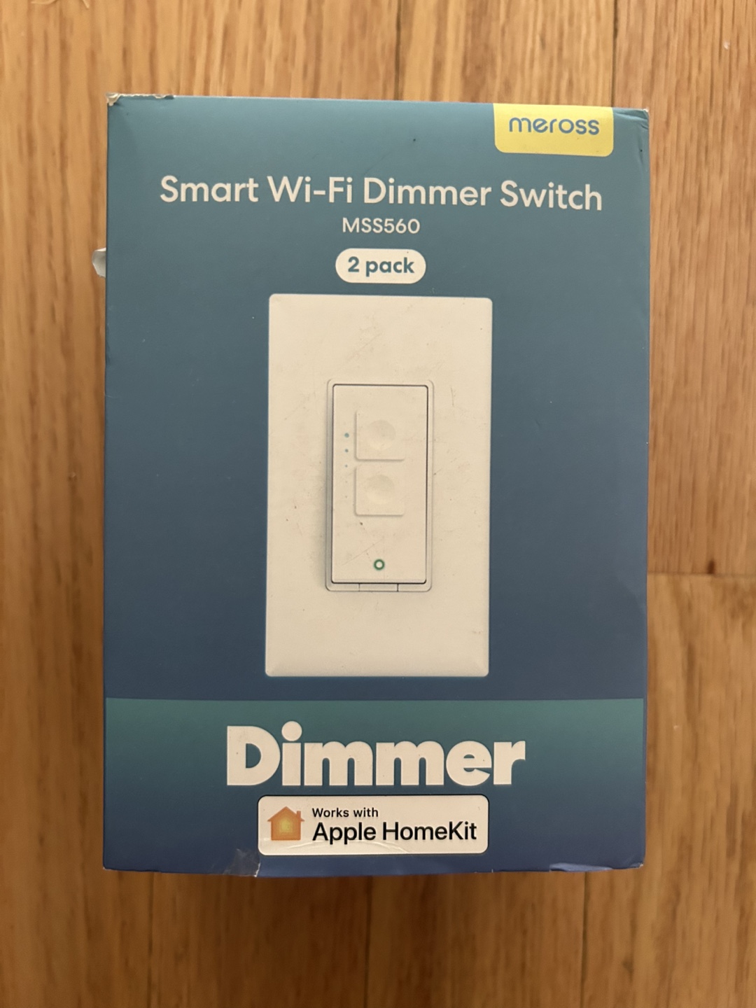 Meross Smart Wi-Fi Dimmer Switch MSS560 (2-Pack)
