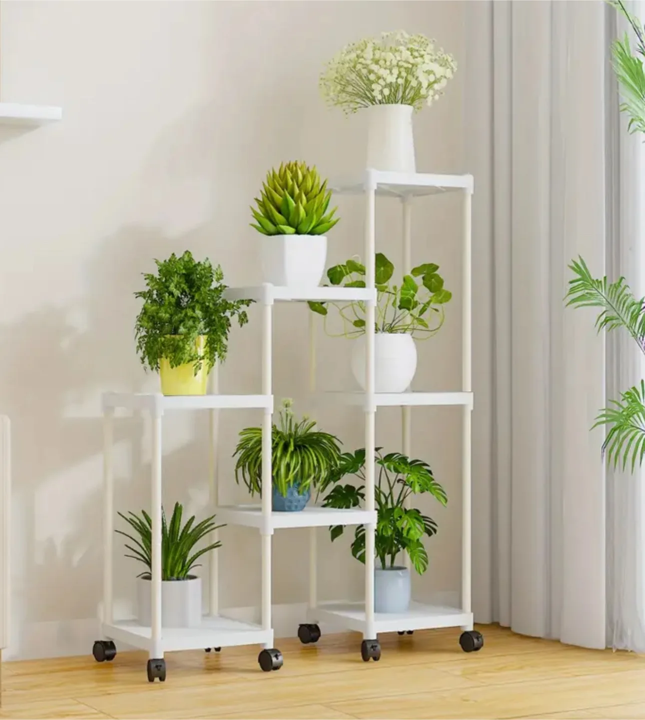 Plant Stand Flower Rack indoor outdoor image indicator(4)
