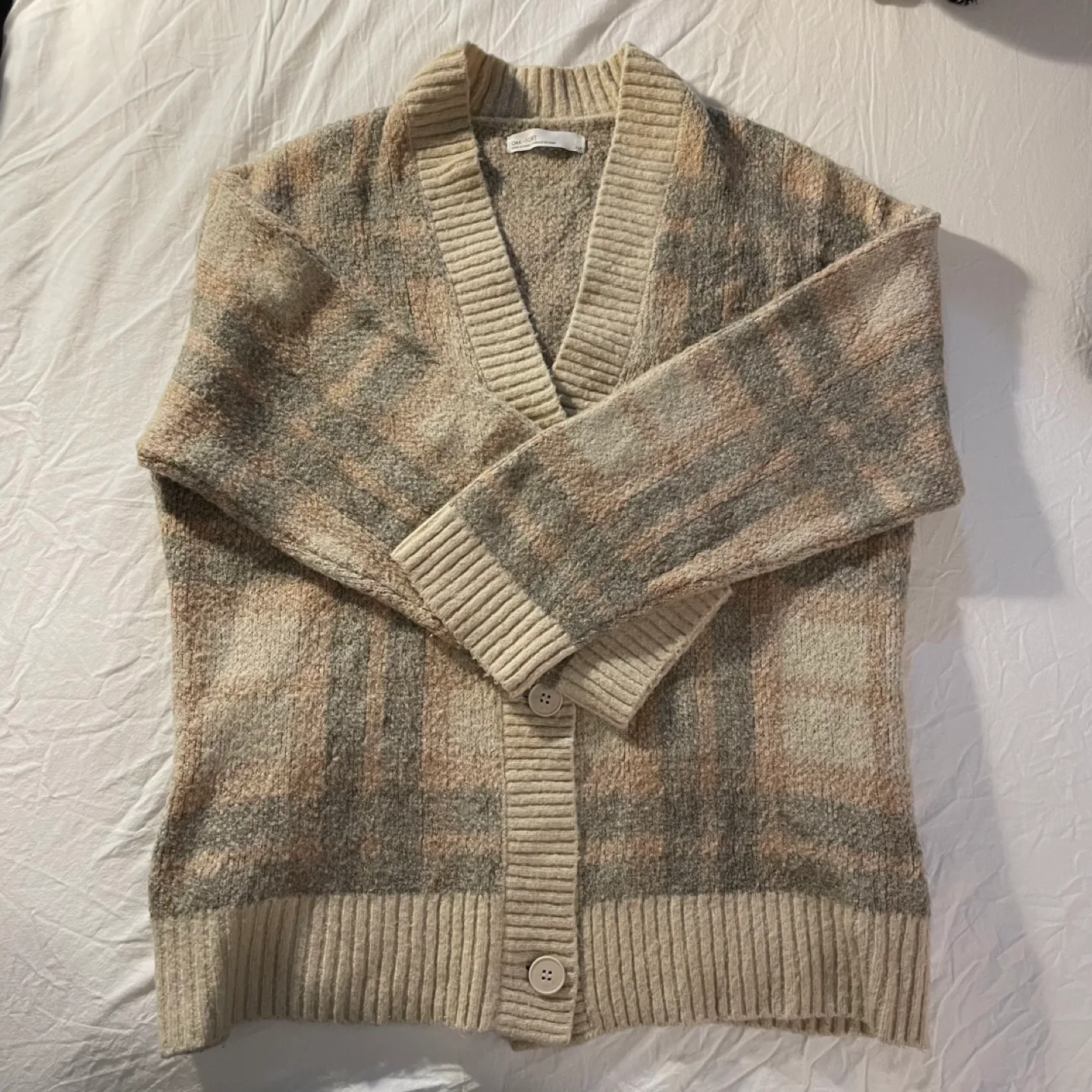 Oak + Fort Beige Cardigan - Size S thumbnail