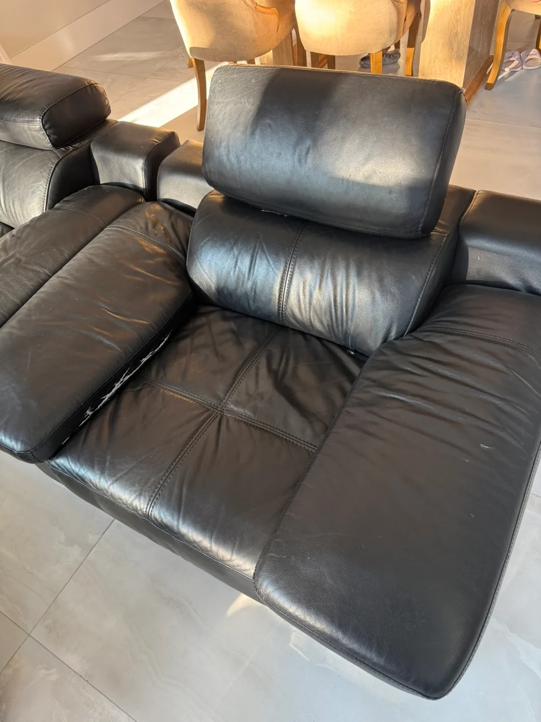 2 black leather chairs thumbnail