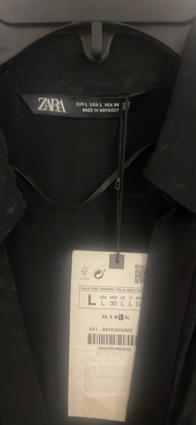Zara Black Dress - Size L - New with Tags