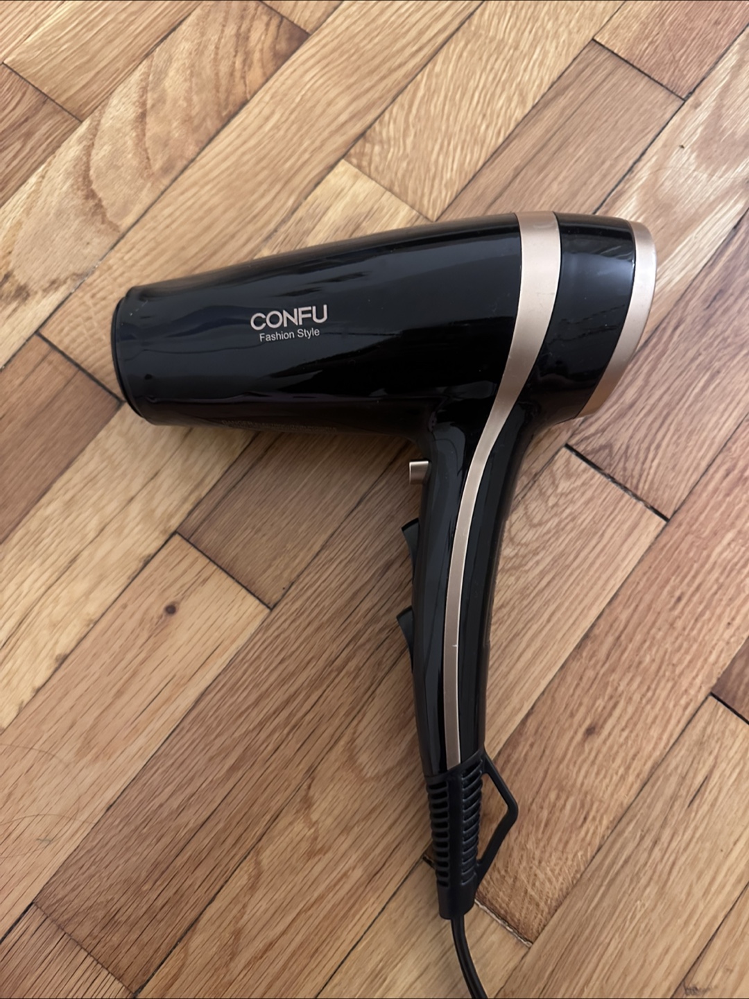 CONFU Fashion Style Hair Dryer - Black