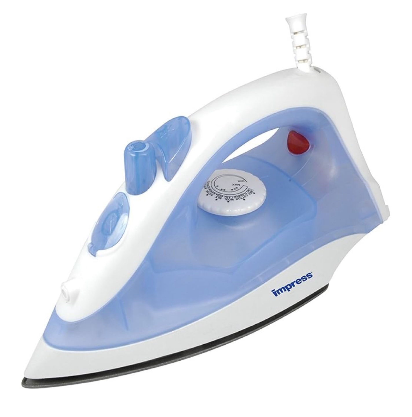 Impress Steam Iron - White & Blue