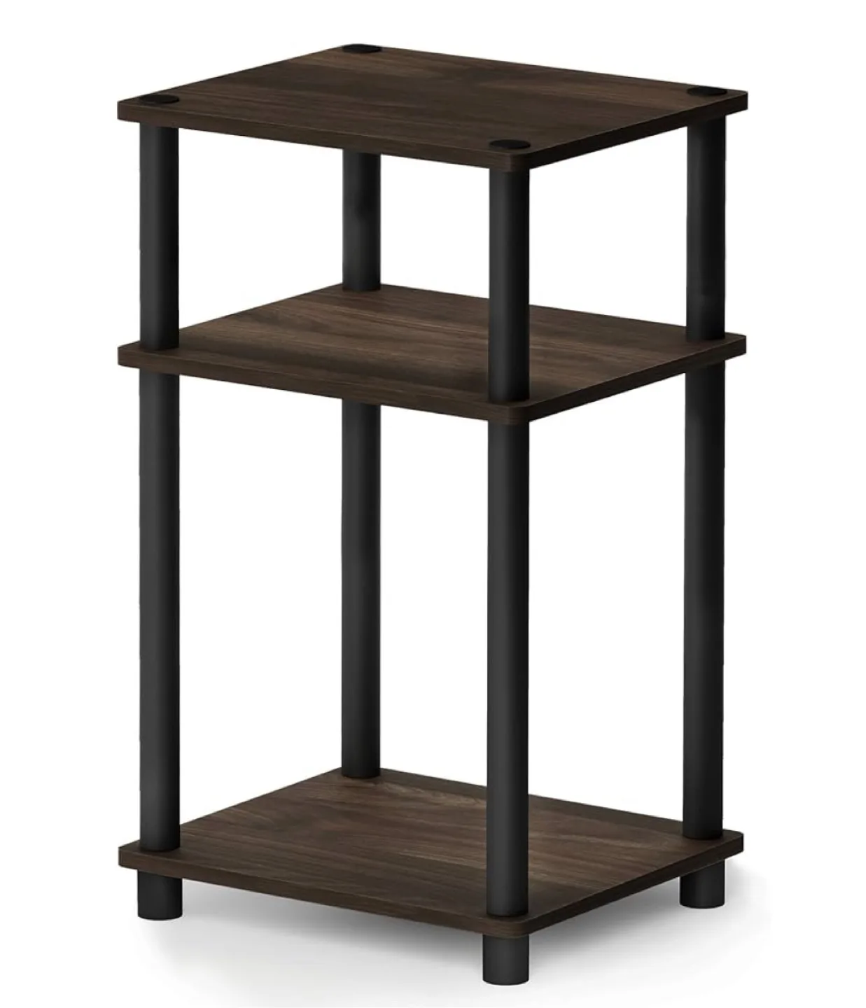 3-Tier End Table, Dark Brown thumbnail