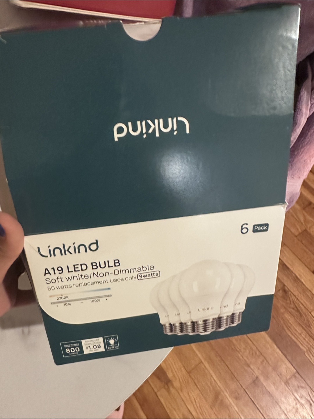 Linkind A19 LED Bulb 4 pack