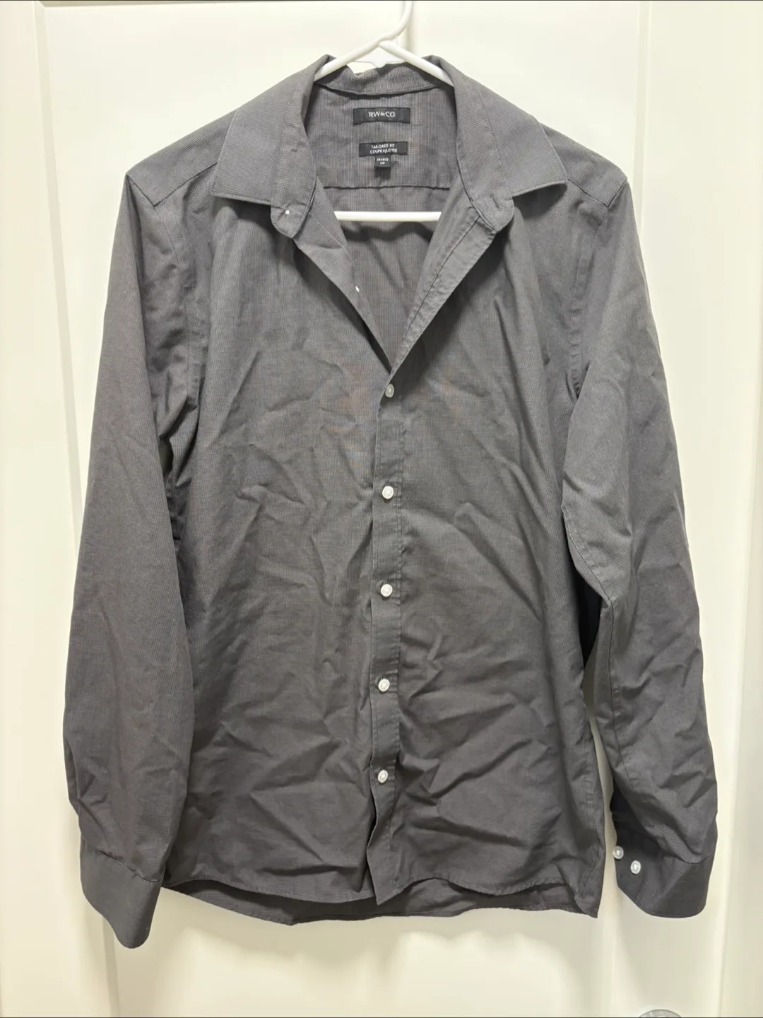 RW&CO. Tailored Fit Dress Shirt - Size S thumbnail