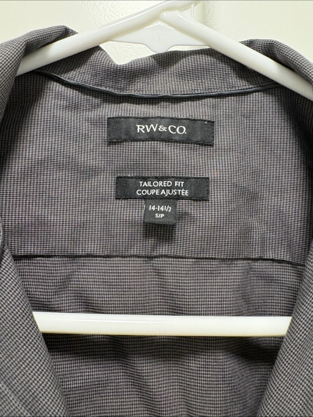 RW&CO. Tailored Fit Dress Shirt - Size S image indicator(2)