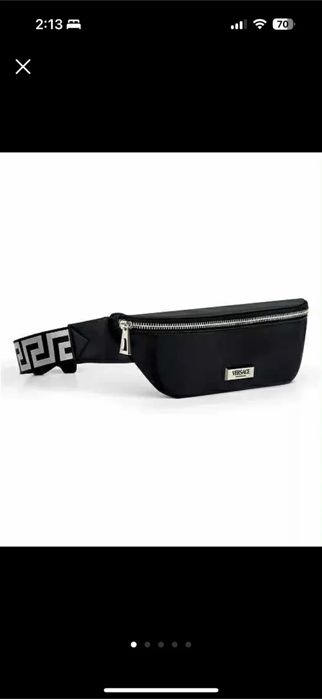 Versace Fragrances Black Belt Bag thumbnail