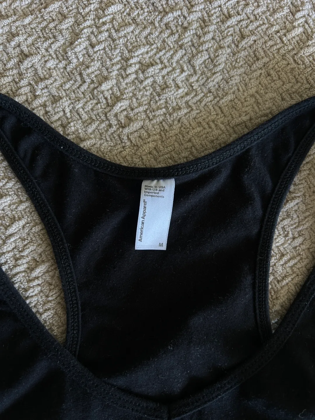 American Apparel Black Bodysuit - Size M image indicator(5)