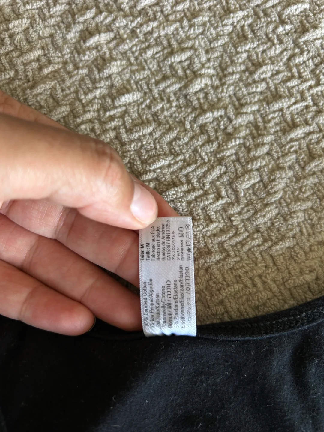 American Apparel Black Bodysuit - Size M image indicator(4)