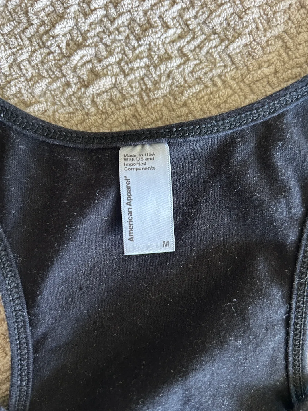 American Apparel Black Bodysuit - Size M image indicator(3)