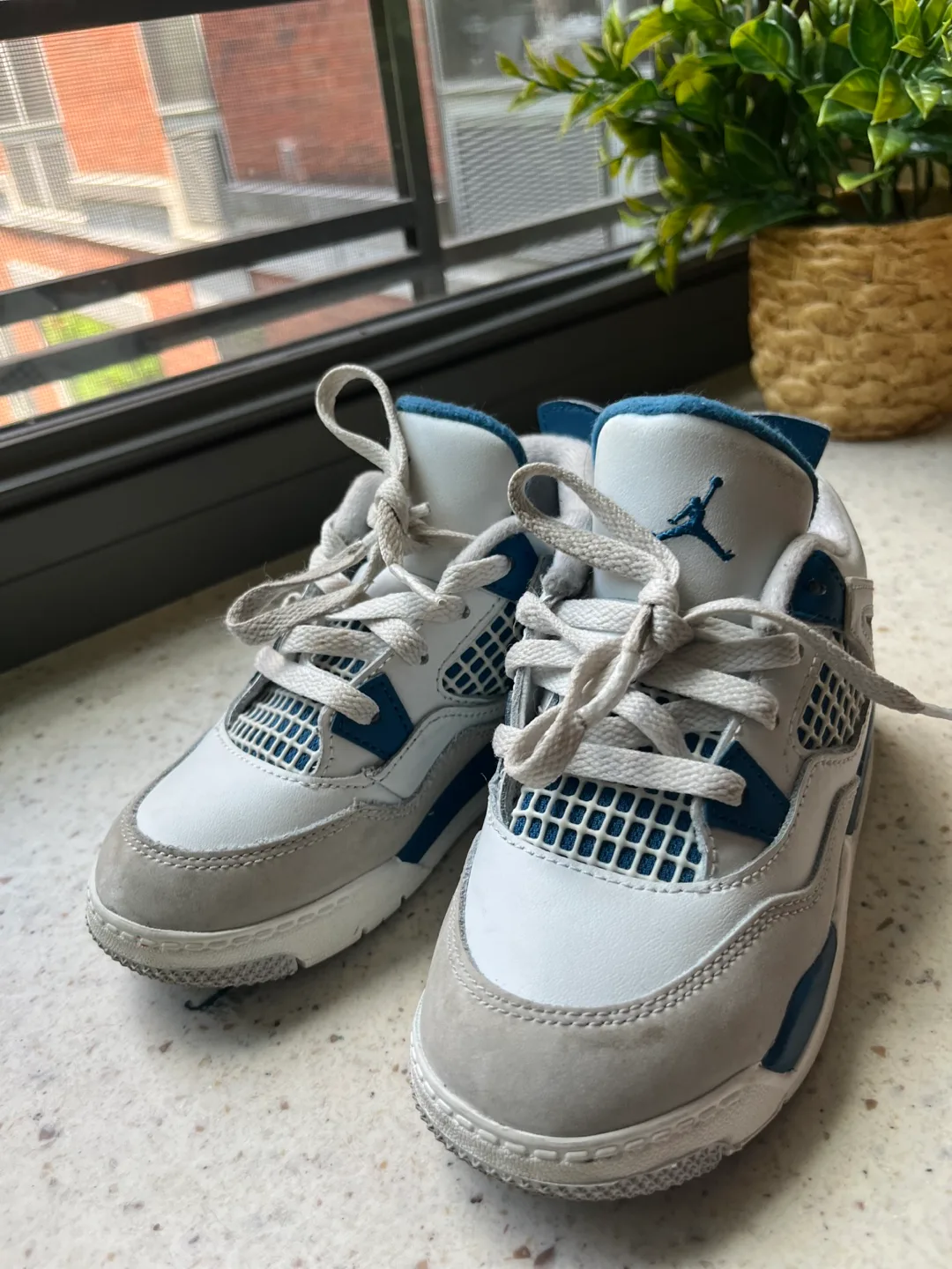 🥕Nike Air Jordan 4 Retro Toddler Size 6C🥕 thumbnail
