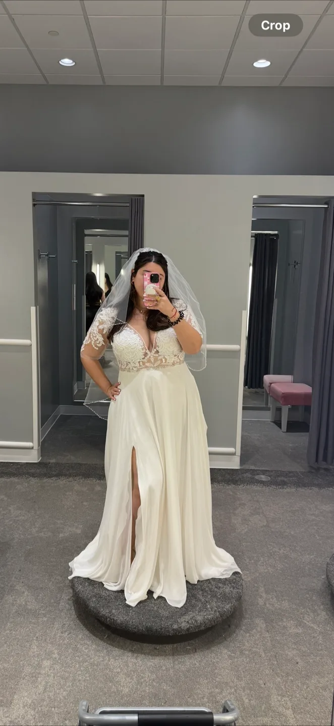 Wedding gown size 14 image indicator(6)