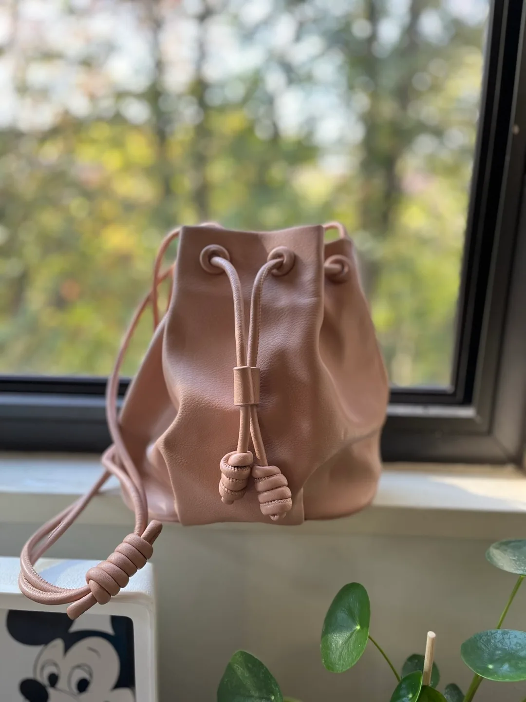 Mini Faux Leather Bucket Bag thumbnail