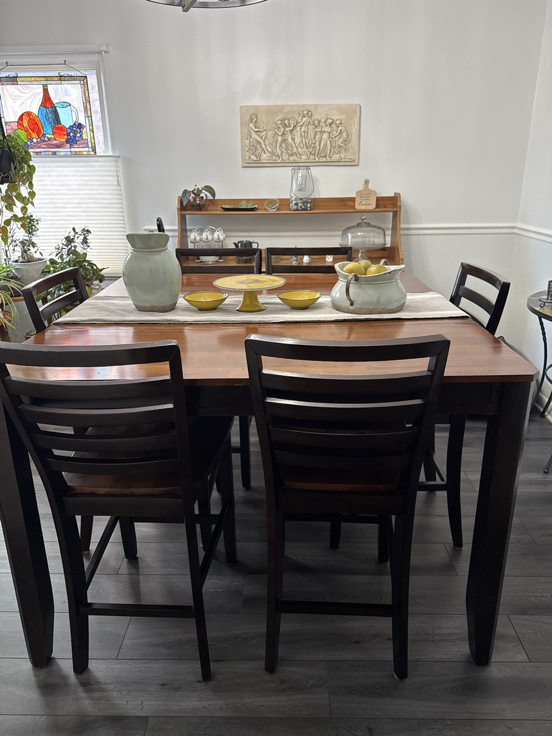 Bistro Dining Table with 6 Chairs - photo 2
