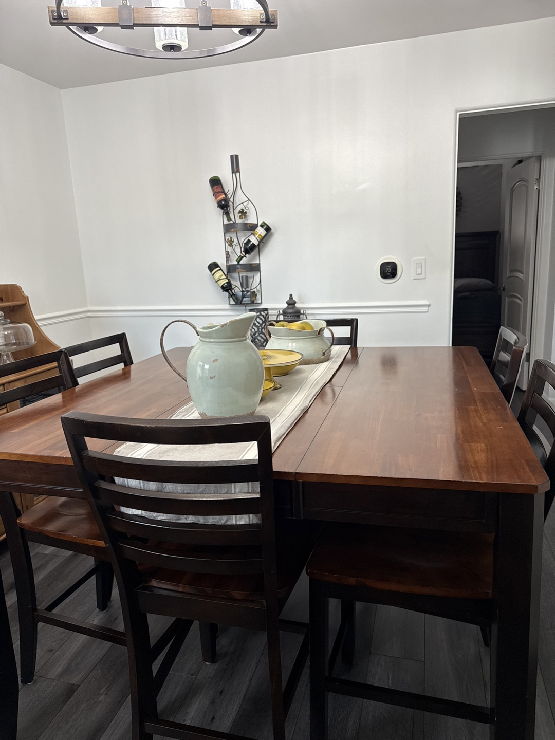 Bistro Dining Table with 6 Chairs