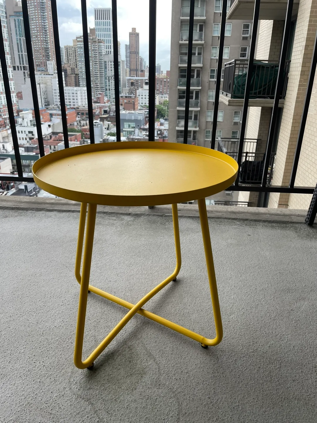 IKEA GLADOM Yellow Tray Table thumbnail