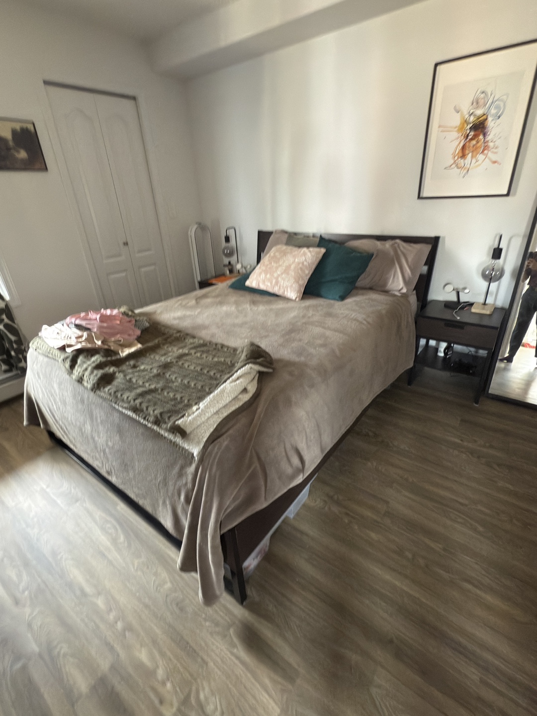 [PENDING] IKEA Trysil Bed Frame, nightstands, and mattress - photo 2