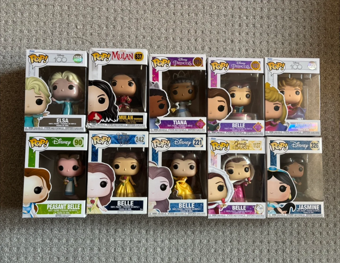 Disney Princess Funko Pop Vinyl Figures thumbnail