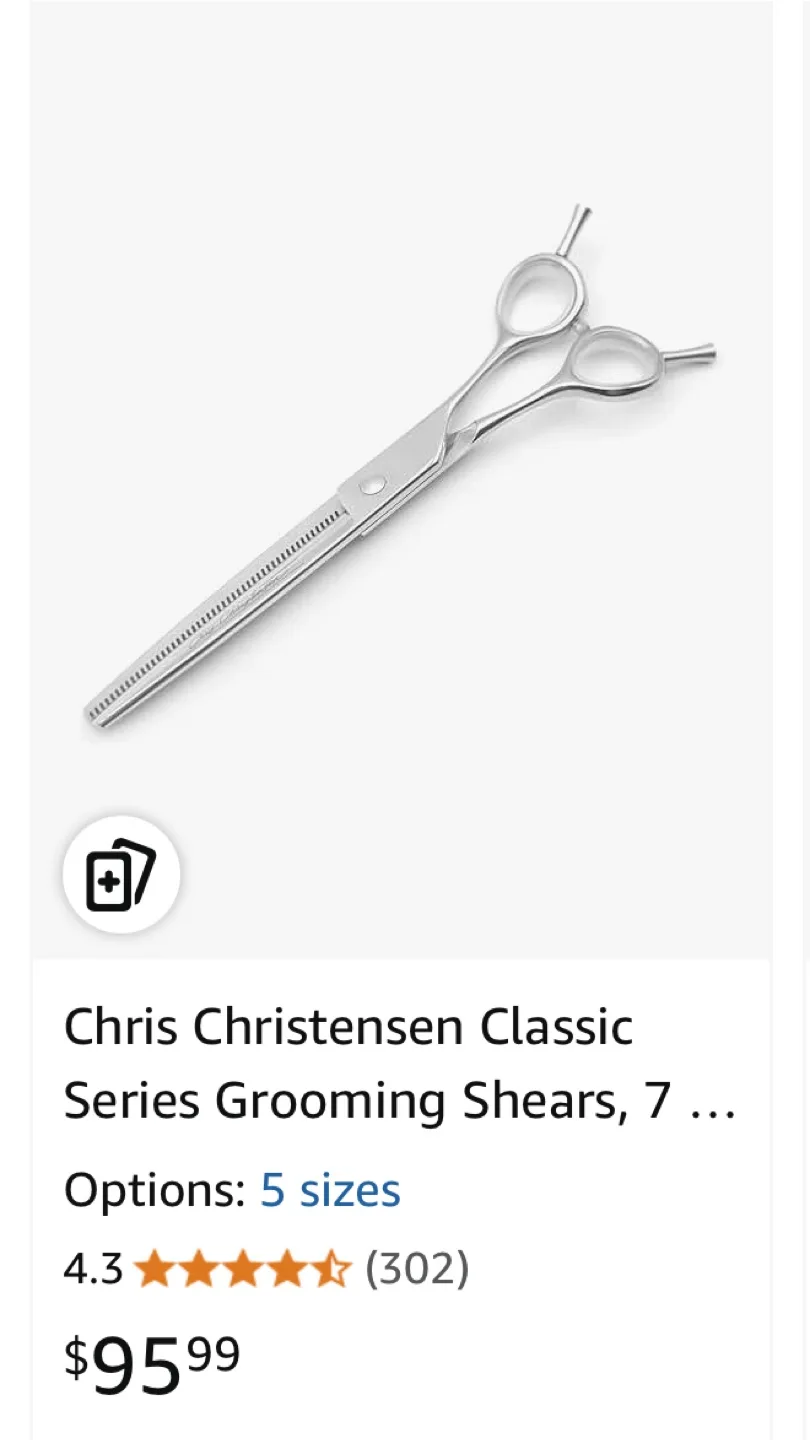 Chris Christensen Classic Series Grooming Shears thumbnail