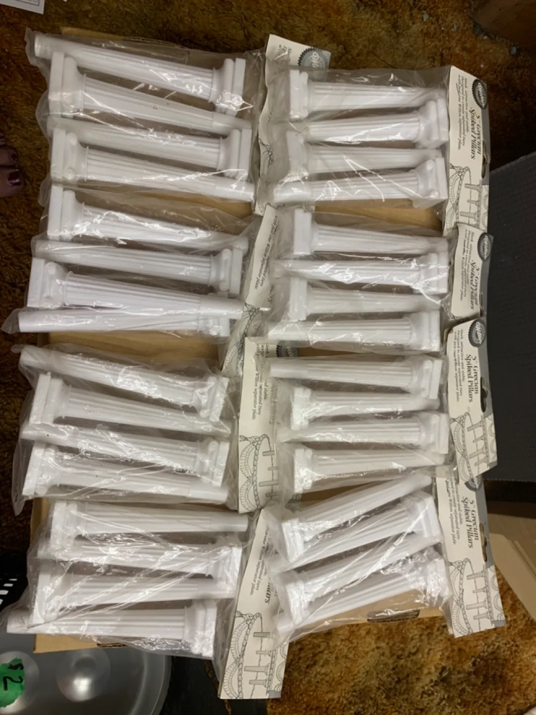 Wilton 5" Grecian Spiked Pillars image indicator(2)