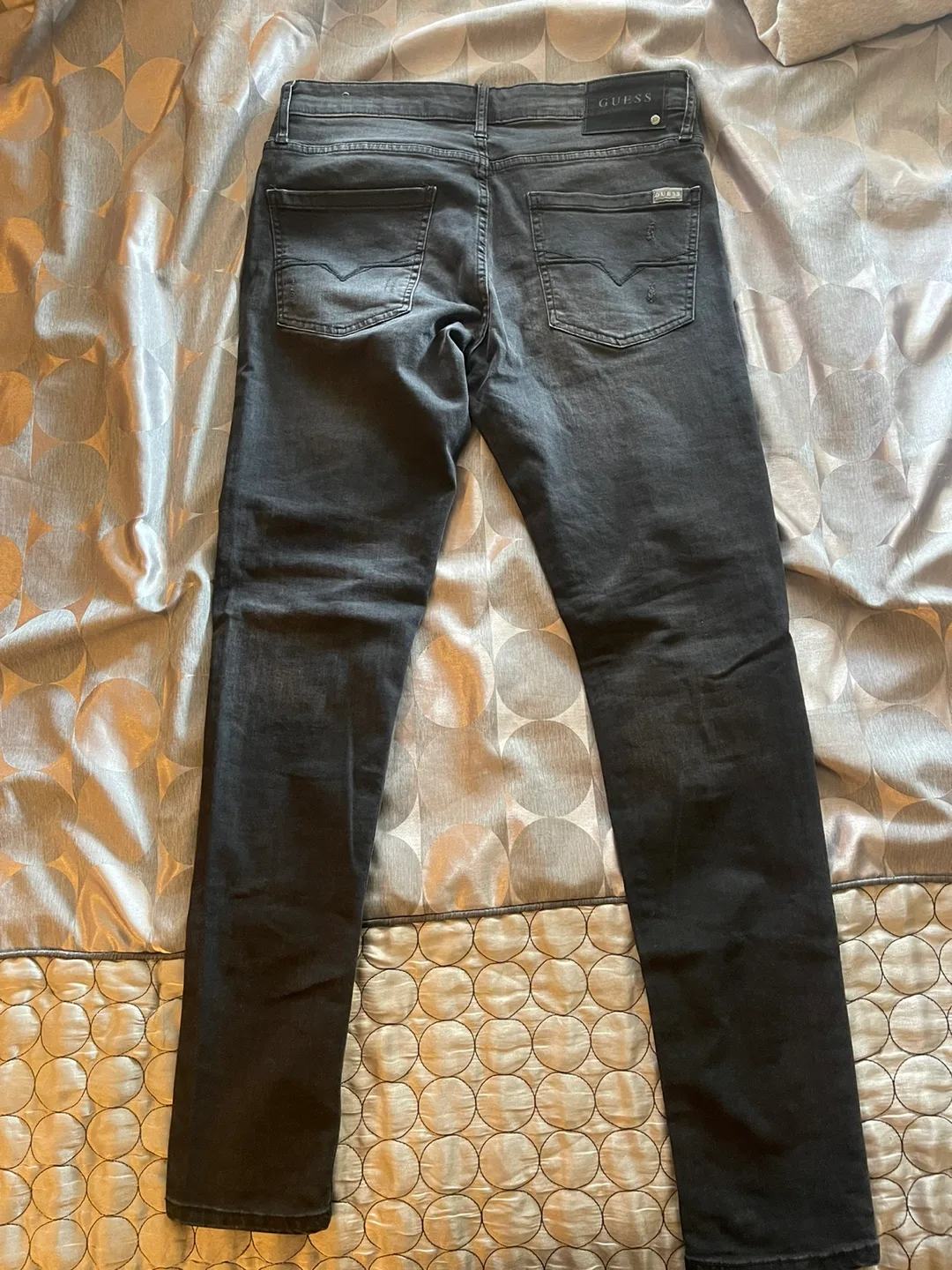 Guess Distressed Black Jeans image indicator(4)