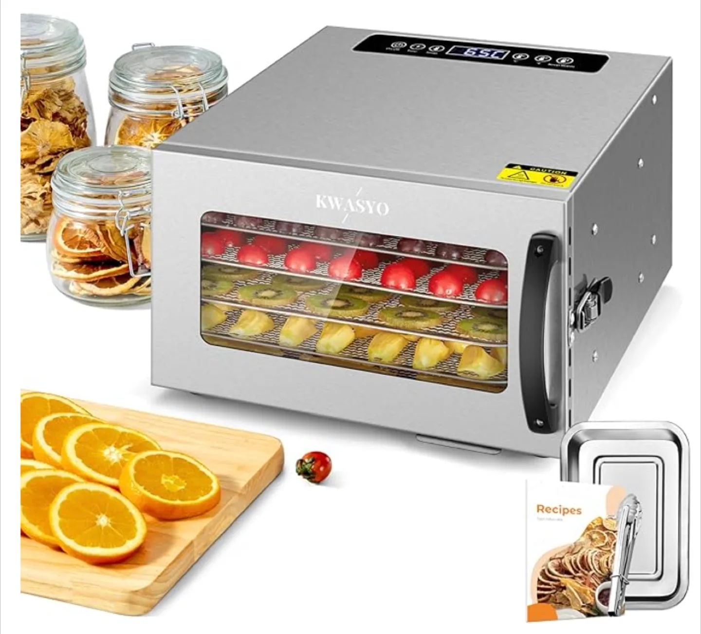 Kwasvo Food Dehydrator - Stainless Steel thumbnail