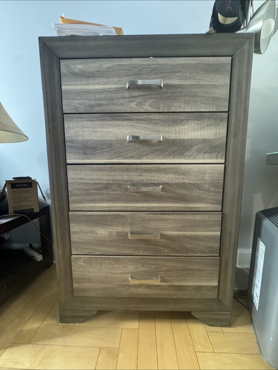 Solid Wood Ashley Furniture 5-Drawer Dresser