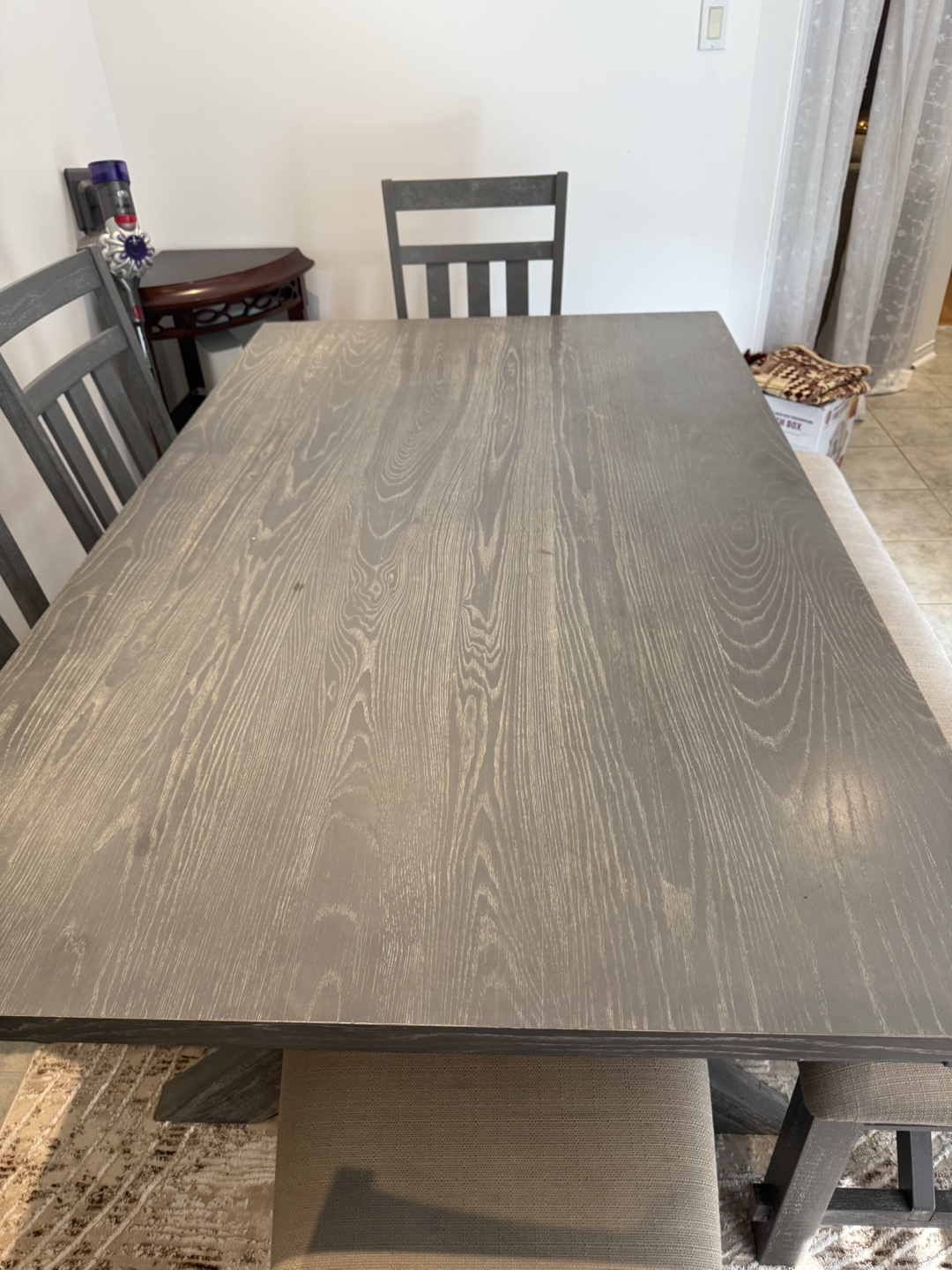 Dining Table Set with Bench and Chairs - photo 3