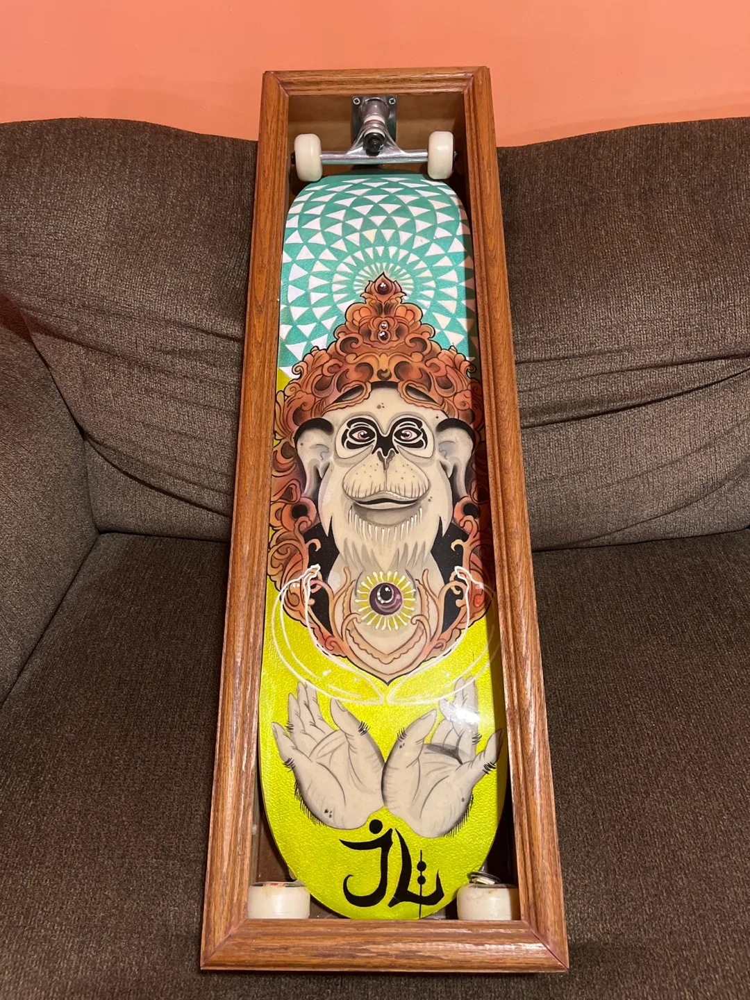 Framed Jason A. Leigh Skateboard Art thumbnail