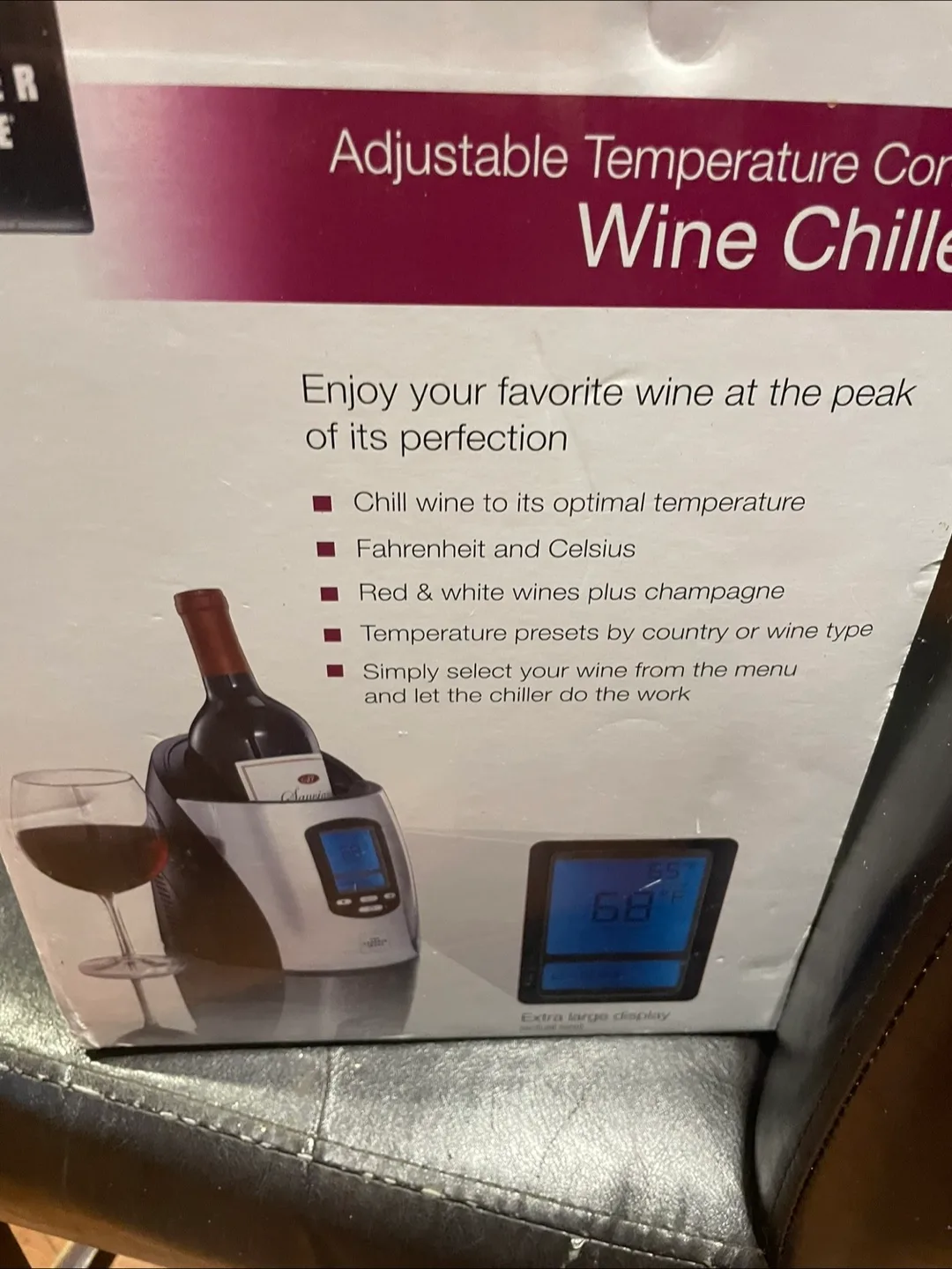 The Sharper Image Wine Chiller thumbnail
