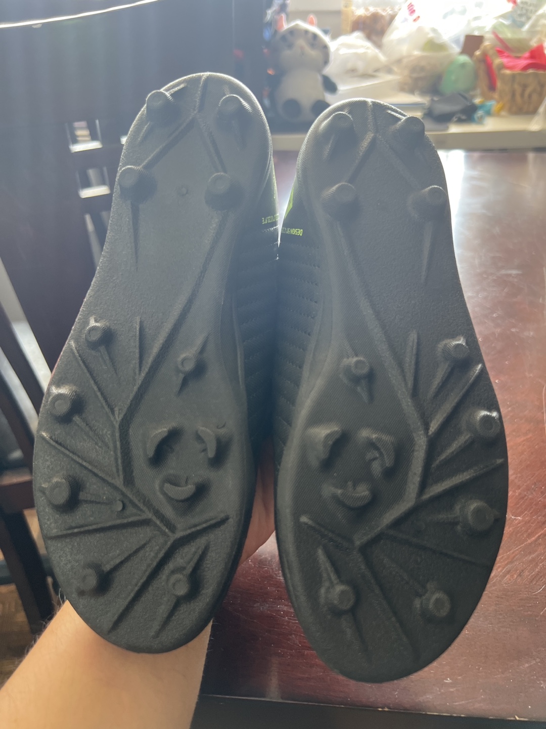 Kipsta Agility 100 Lace Black Soccer Shoes - US 4 - photo 4