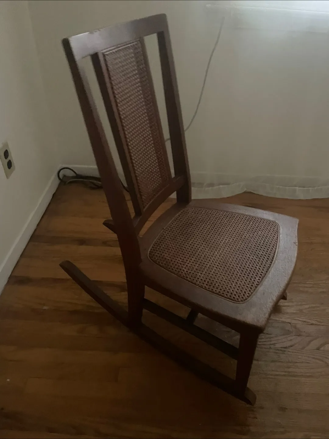 Vintage Wooden Rocking Chair thumbnail