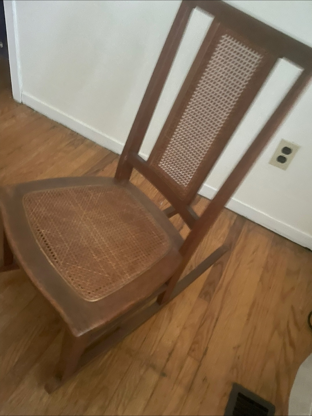 Vintage Oak Rocking Chair - photo 2