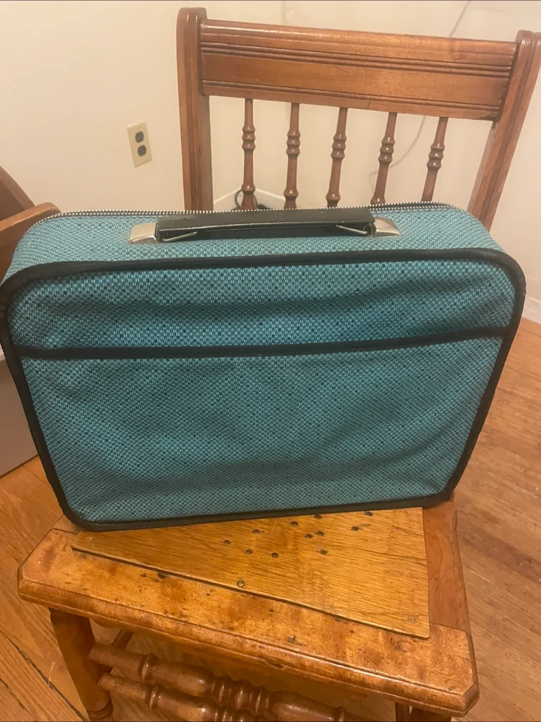 Vintage Blue Suitcase thumbnail