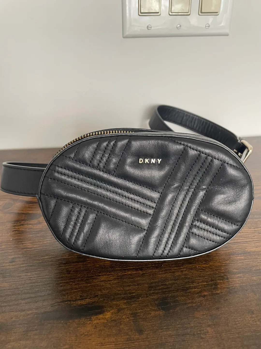 DKNY Black Belt Bag thumbnail