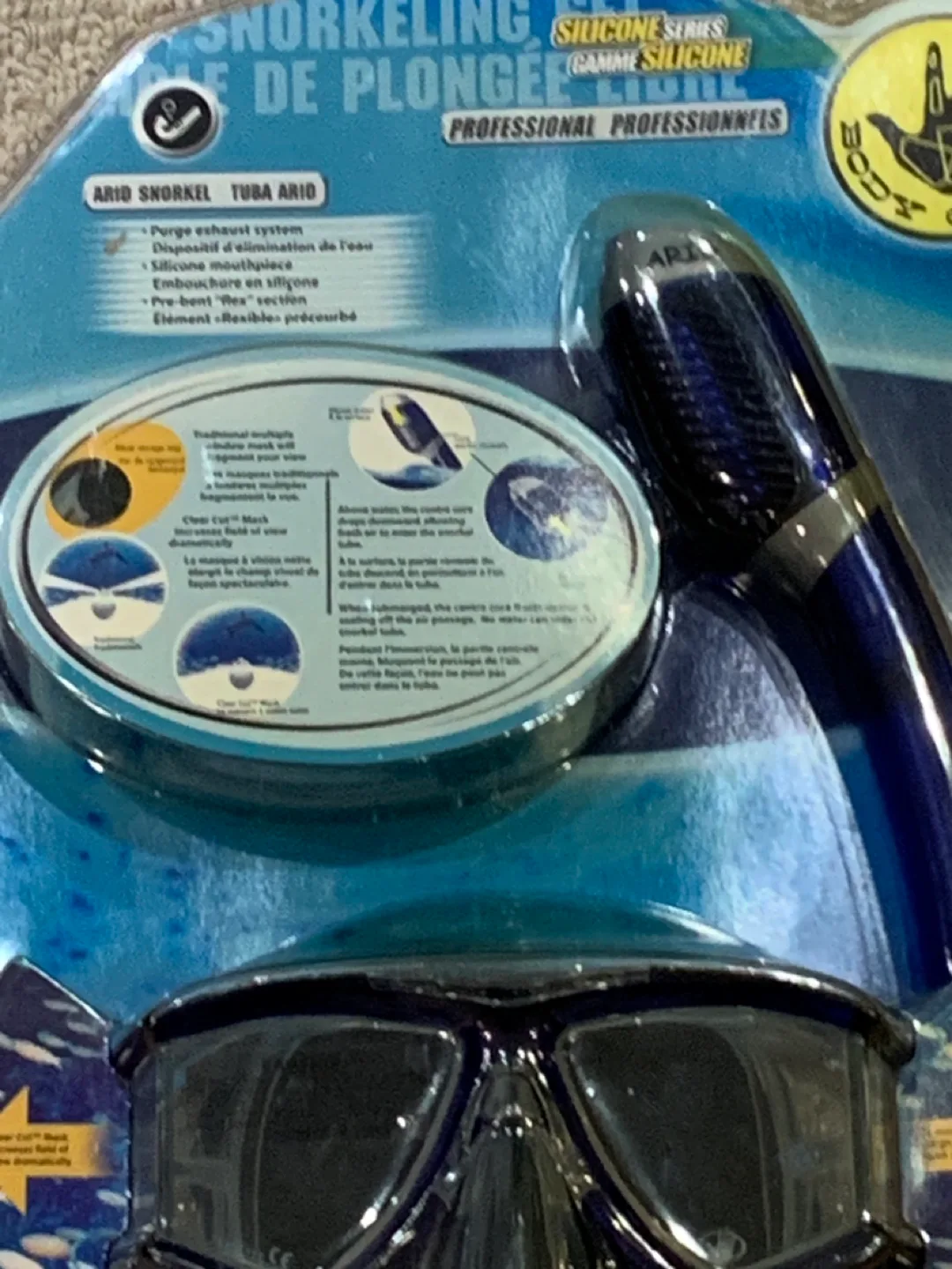 Body Glove Silicone Series Snorkeling Set mask snorkel image indicator(3)