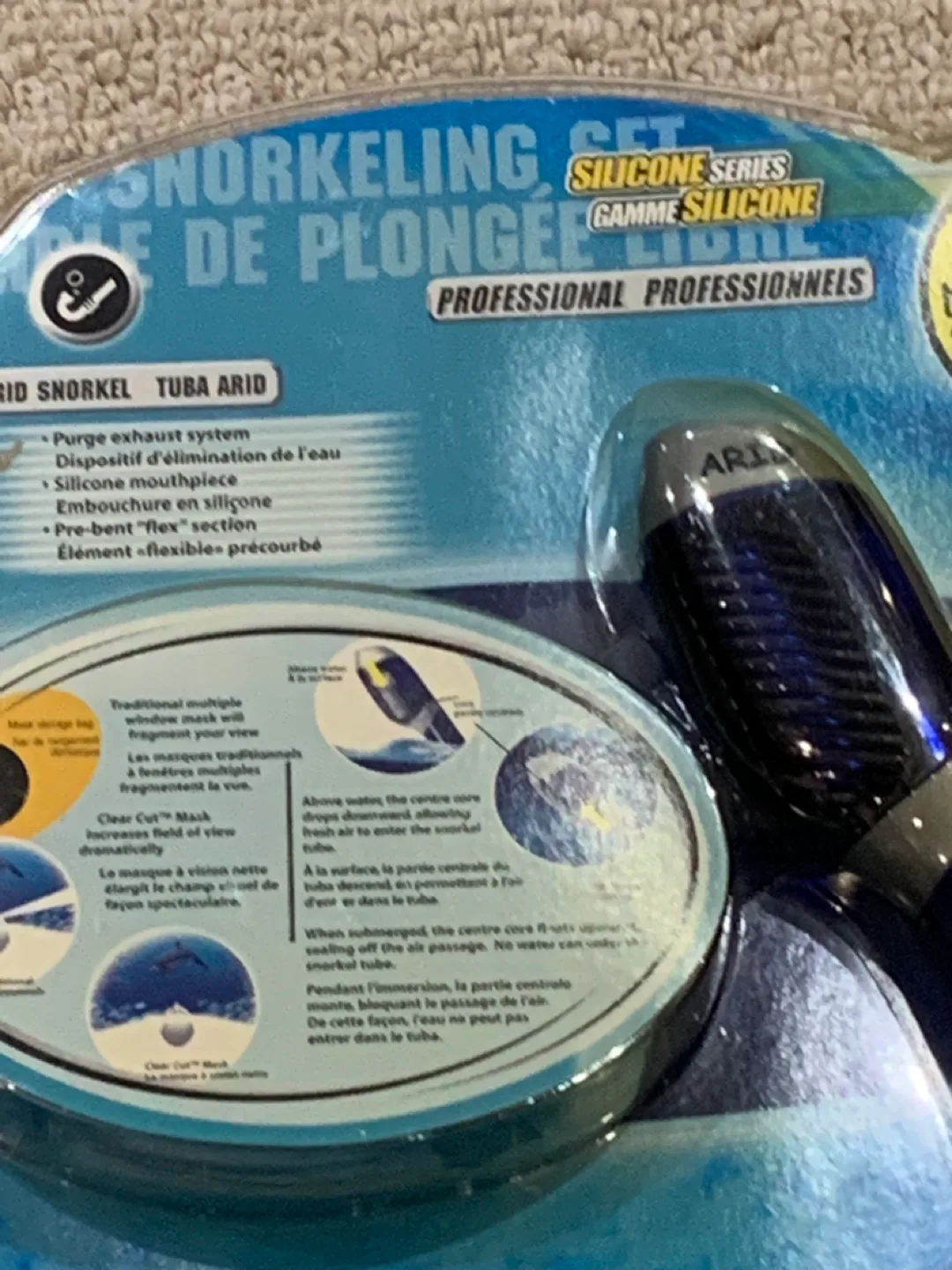 Body Glove Silicone Series Snorkeling Set mask snorkel image indicator(4)