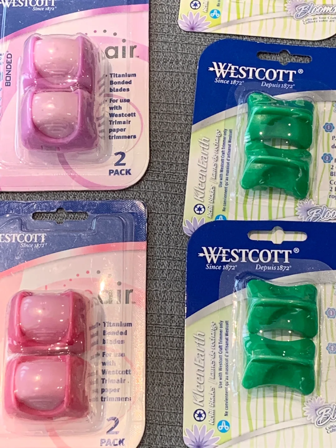 Westcott Craft Regular trimmer blades many packs image indicator(4)