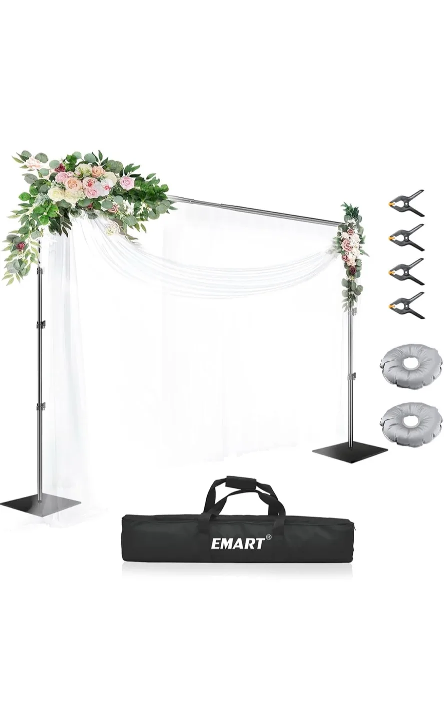 EMART Heavy Duty Backdrop Stand, 8.5ft x 10ft thumbnail