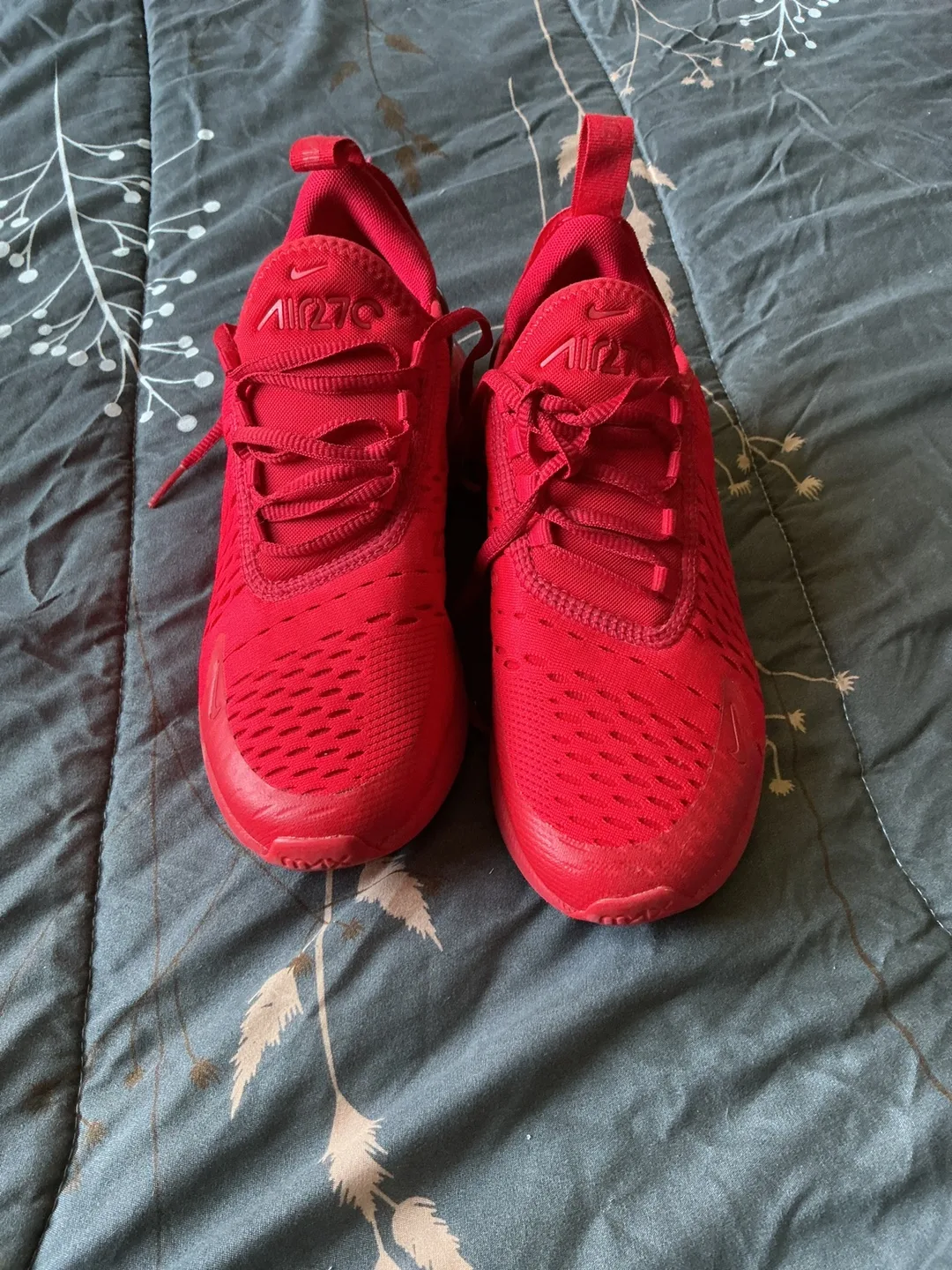Nike Air Max 270 Red - Youth Size 4Y thumbnail