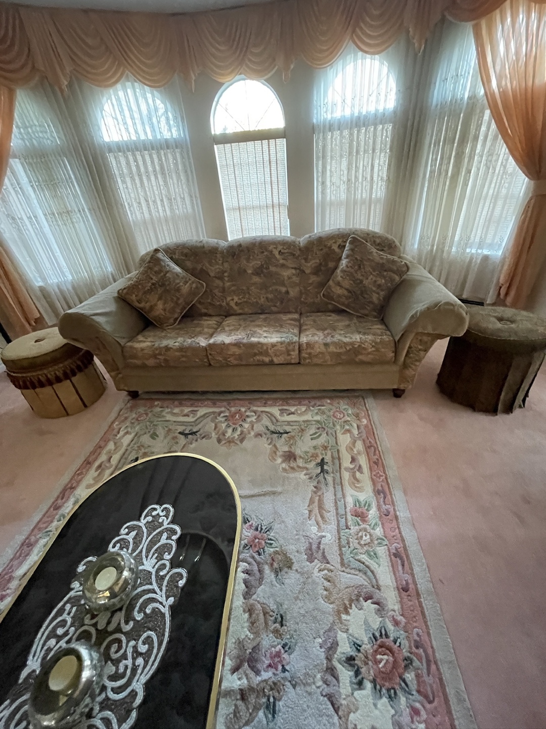 Floral Patterned Sofa Set - photo 4