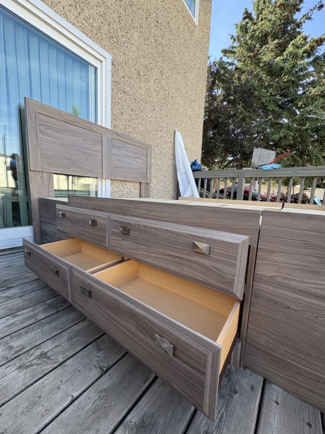 Bedroom Set - Bed Frame, Headboard, Nightstands - photo 5