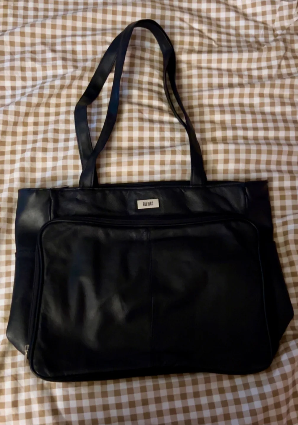Bill Blass Leather Laptop Bag thumbnail