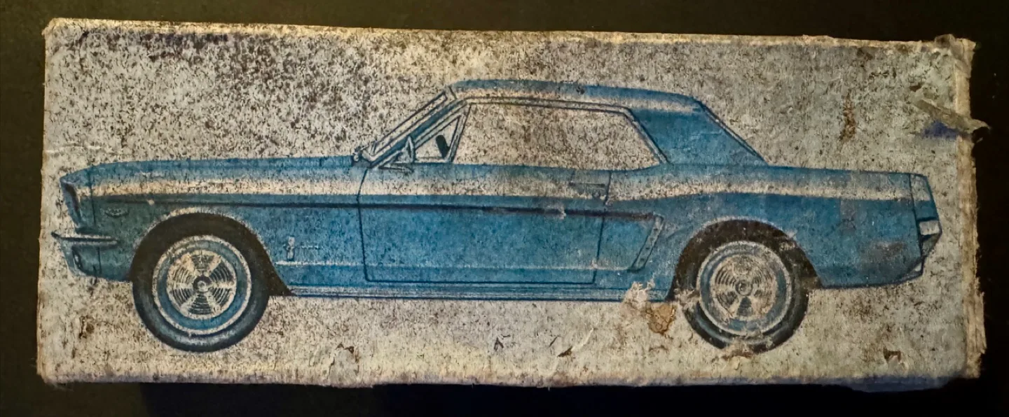 Vintage Avon '64 Mustang Decanter thumbnail
