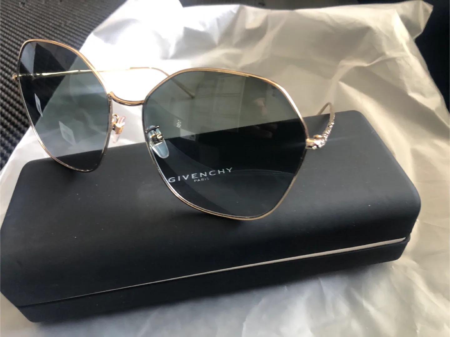 Givenchy Gold Frame Sunglasses thumbnail